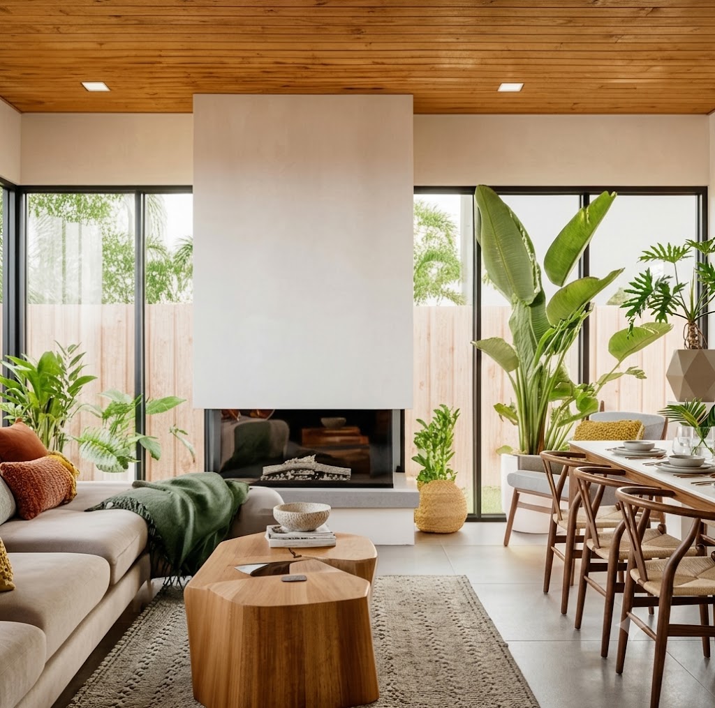 A bright, well-cared-for modern living room