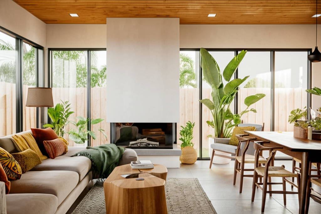 Clean home interior in Ghana