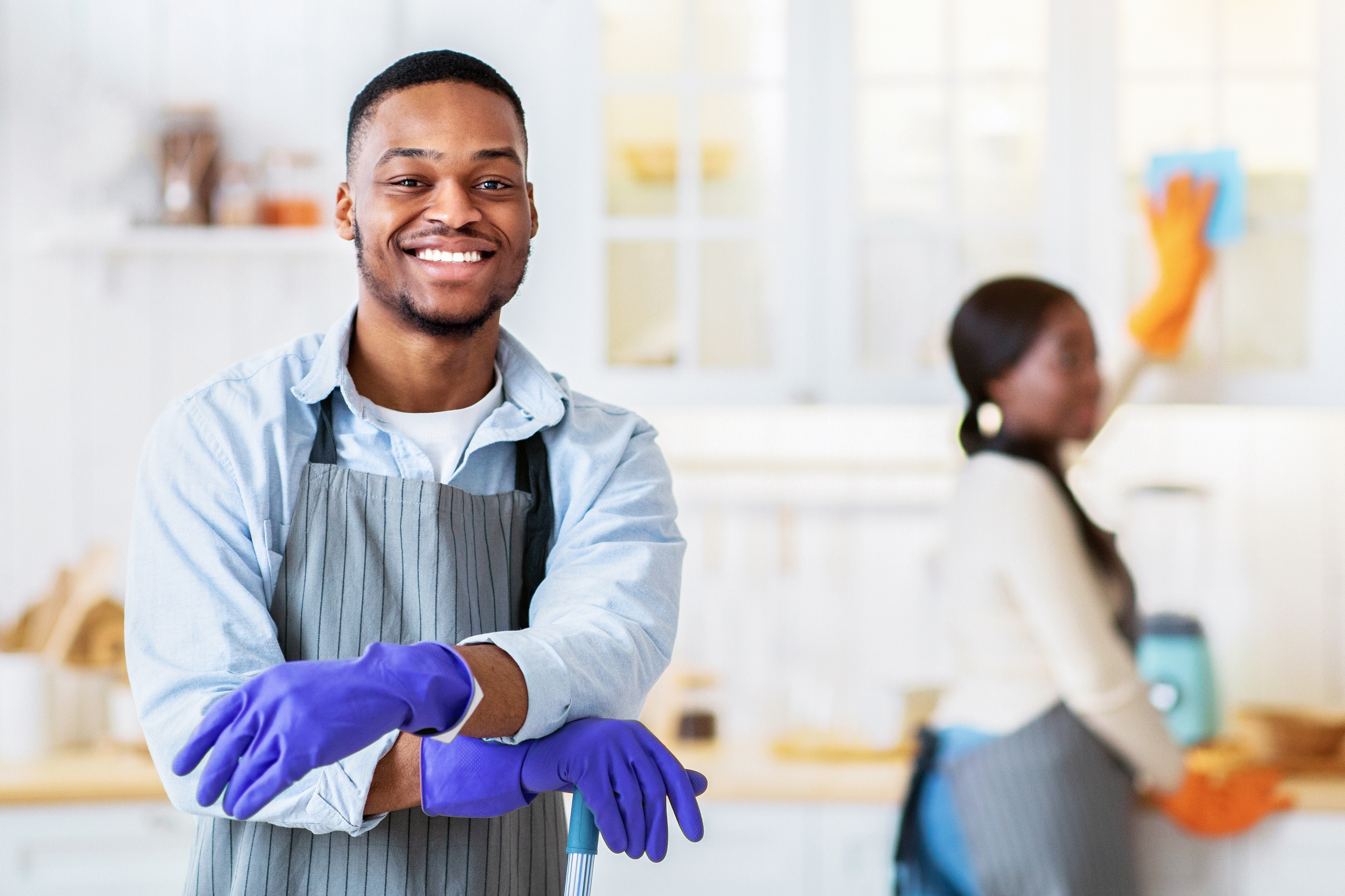 Professional cleaner Selorm Adjaye